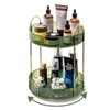 Asayuee 360 Rotating Makeup Organizer for Vanity,2 Tier Large Capacity