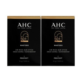 AHC Masters Air Rich Sun Stick 14g (SPF50+) 2 Pieces / Circle / AHC 마스터즈 에어 리치 선스틱 14g(SPF50+) 2개  써클