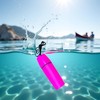 Pink Waterproof Container Bottle Holder with Lanyard - Floating Dry