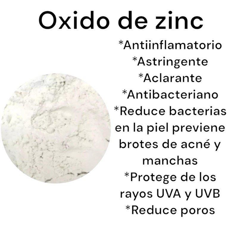 ProductosQI | Óxido de Zinc 250 gr | Para Cremas,