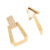 Grossé Art Deco GJ64180 Clip-On Earrings Crystal 22 Carat Gold-Plated,