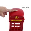 GOWENIC Retro London Telephone Booth Night Light, USB Charging LED