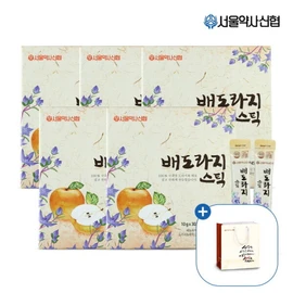 Seoul Pharmacist Cooperative 서울약사신협 국내산 배도라지 배도라지 스틱 30포 5세트 /쇼핑백 5장 Seoul Pharmacists Cooperative Domestic Pear Bellflower Pear Bellflower Stick 30 Packs 5 Sets / 5 Shopping Bags