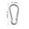 CNBTR 2 PCS 304 Stainless Steel Spring Snap Hook M8