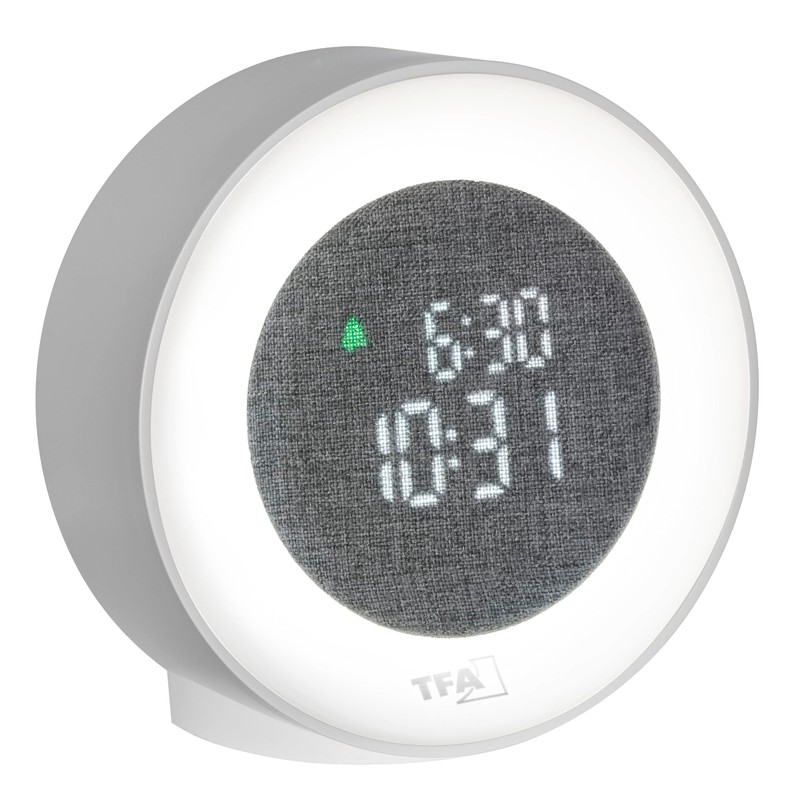 TFA Dostmann Sveglia da comodino luminosa digitale con numeri LED,