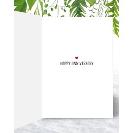 17 Year Anniversary Card - Otterly in Love - Seventeenth Year Anniversary Card - A5 Size Card with Red Envelope