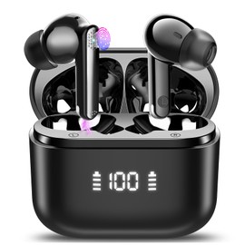 Voice Translation Earbuds 3 in 1 AI Translator Earbuds with 164 Languages (Black)