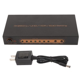 HD Multimedia Interface Sound Extractor 4K 60Hz HDR HD Multimedia Interface EARC ARC Sound Extractor Converter 100‑240V US Plug