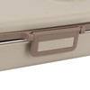 Stainless Steel Lunch Box with Soup Bowl Spoon Chopsticks Beige