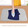Nikou Ironing Mat, Ironing Pad Iron Travel Pad Portable Foldable