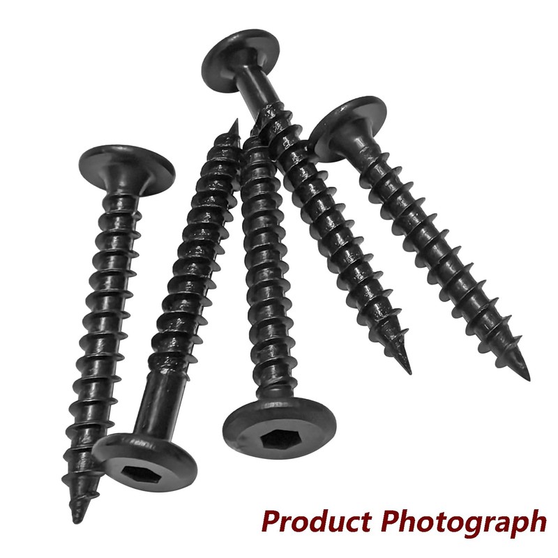Qrity Pack of 20 Self Tapping Screws M6 x 45