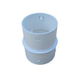 Doubleyou Geovlies & Baustoffe Drainage Reducing Sleeve for Drainage Pipes DN80 to DN100 Compatible with All Standard Drainage Pipes Robust Connection Solution for Effective Drainage Systems