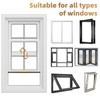 Kneelisa 2Pcs×196” Wedge-Shape Foam Window Weather Stripping Door Seal
