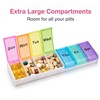 Extra Large Pill Organizer, XXL 7 Day Pill Box Weekly