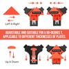 Wiewotsu 4Pcs 90° Corner Clamps, Light-Duty Spring Clamp for Crafts