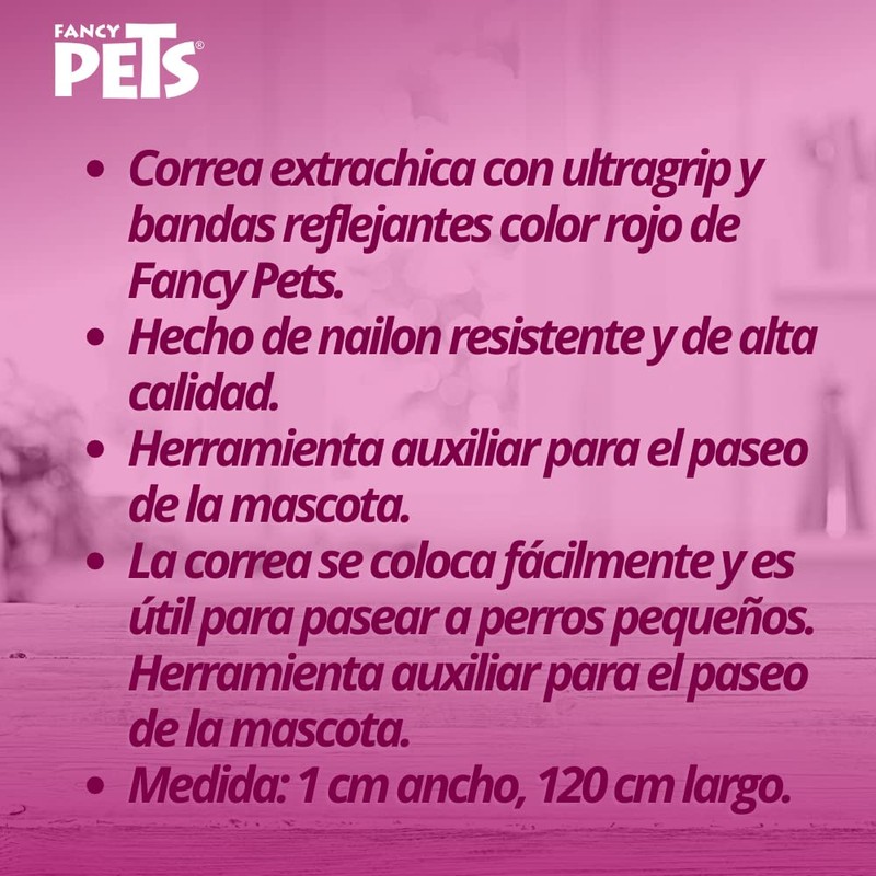 Fancy Pets Correa para Perro con Ultra Grip y Bandas
