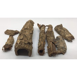 Premium Catappa Bark 50 Grams Indian Almond Bark Rolls Flats Chunks Betta / Shrimp Natural Habitat Tannin Producing Improves Immunity, Easy to USE Awesome Aquatics