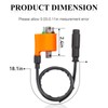 2 Set Ignition Coil + Spark Plug & Cap for