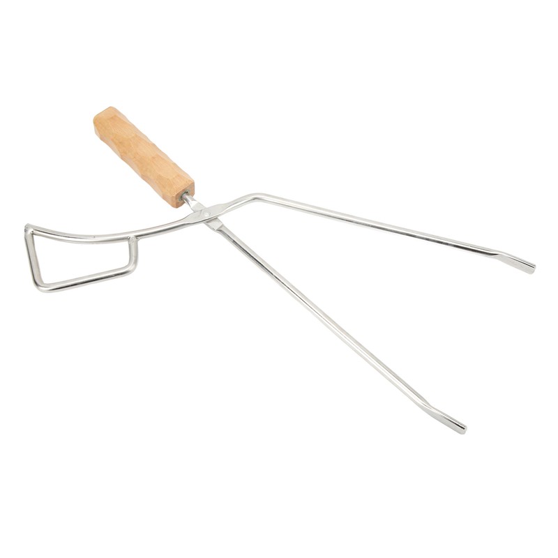 Fire Pit Tongs Heavy Duty Stainless Steel Lengthen Widen Thicken
