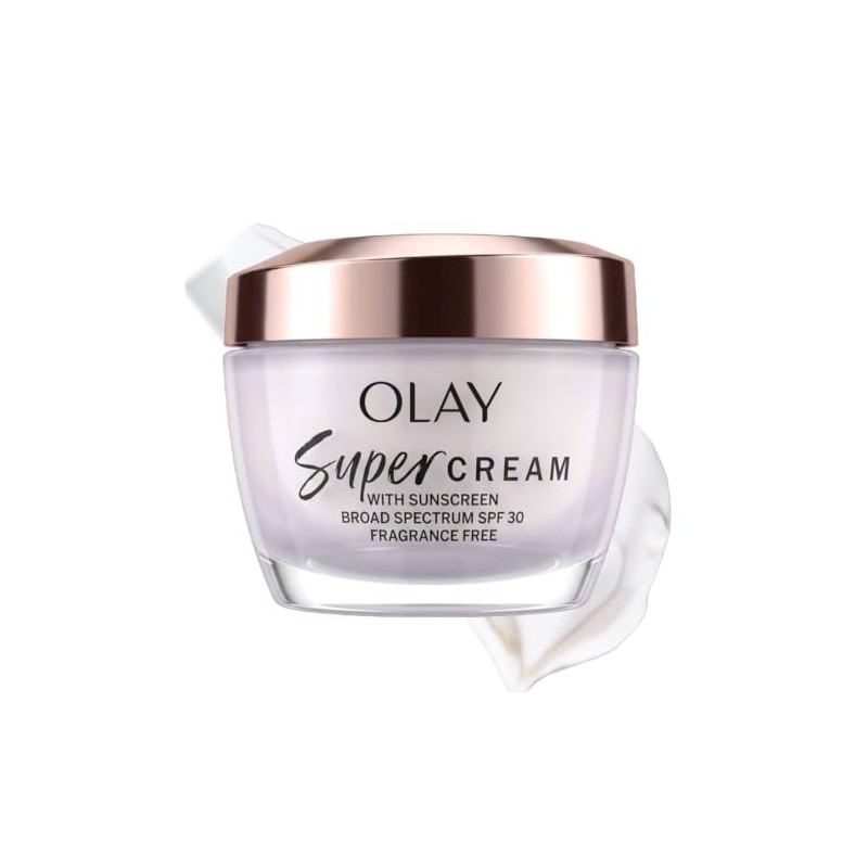 Olay Super Cream Protector Solar Spf Hidratante Facial Ligero Fragancia