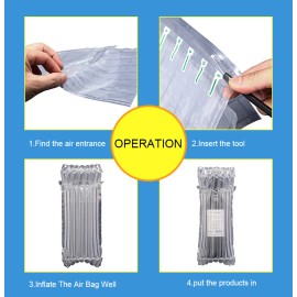 airbag INFLATABLE AIR PACKAGING PROTECTIVE BUBBLE PACK WRAP BAG FOR WINE BOTTLE X 5