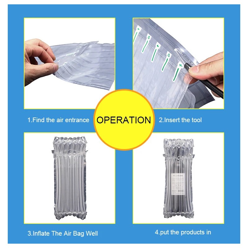 airbag INFLATABLE AIR PACKAGING PROTECTIVE BUBBLE PACK WRAP BAG FOR