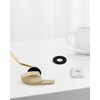 iFealClear Polished Gold Universal Toilet Tank Flush Lever Handle, Brass