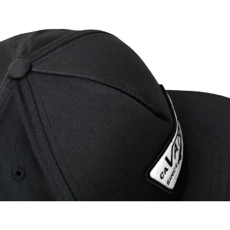Vans Men's Snapback Hat, (Full Patch) True Black, One Size