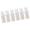 6Pcs 5W G9 46LED Bulb Dimmable Chandelier Ceiling Lamp Bulbs