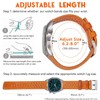 [hemsut h] Genuine Leather Watch Band, Perforated Design, Soft and