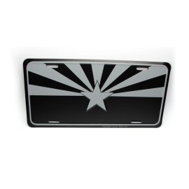 DIGIART INTERNATIONAL ARIZONA TACTICAL STATE FLAG 3D EMBOSSED METAL CAR NOVELTY LICENSE PLATE AUTO TAG