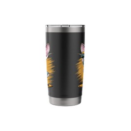 Sphynx Cat Liberty Torch Cute Whiskers Stainless Steel Insulated Tumbler