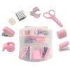 8 Pack Mini Office Supply Kit Portable Case with Scissors,Tape