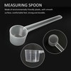 6 10ml Measuring Spoons with Clear Plastic Scales, Reusable Long-Handled