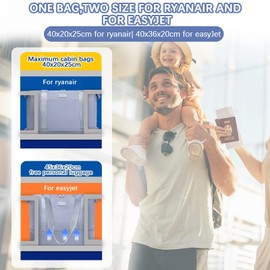 Convertible Cabin Bag for Ryanair 40x20x25 Expandable for Easyjet 45x36x20 Travel Hand Luggage Airplane Underseat Carry on Bag Weekend Overnight Bag for Women Men