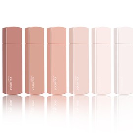 GEEHUA 6-Piece Correction Roller, 36 m Correction Mouse Mini White Out Correction Tape, Aesthetic Quick-Drying Instant Correction Tape for Students, Writing, School, Home, Office Supplies (Pink)