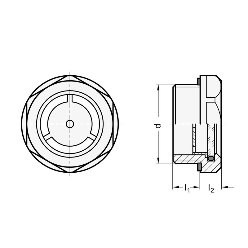 Ganter Standard Elements GN 743 7 – G1/4 – A