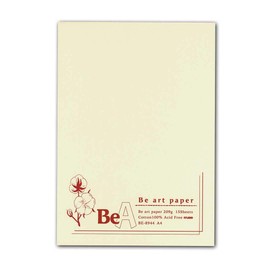 Muse BE-8944 A4 Watercolor Paper, Be Art Paper Pad, A4, 7.2 oz (209 g), Natural White, Pack of 15