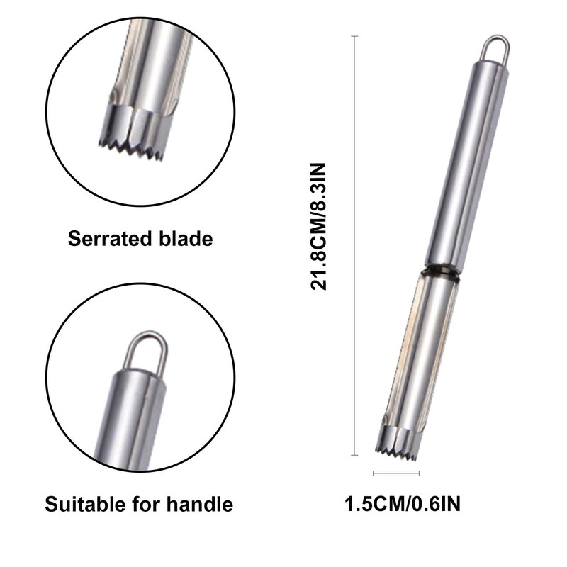 Apple Corer, Easy Removal of Apple Kernels, Apple Cutter, Stainless