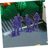 Toddmomy 50pcs Micro Police Figures Police Station Toys for Cop