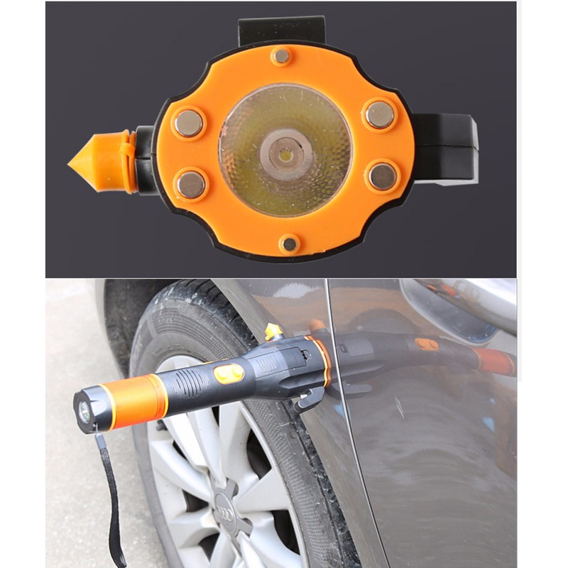 Hand Crank Flashlight Rechargeable LED Flashlights with SOS Alarm Emergency