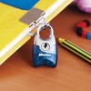 Master Lock 4630JAQBLU 4630JAQBLU Padlock, Key Type, Small, Lightweight, Main