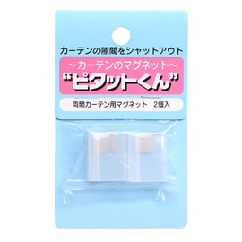 Fulness Curtain Magnets, Pitat-kun Double Open Curtain Magnets, 2 Pieces M6106