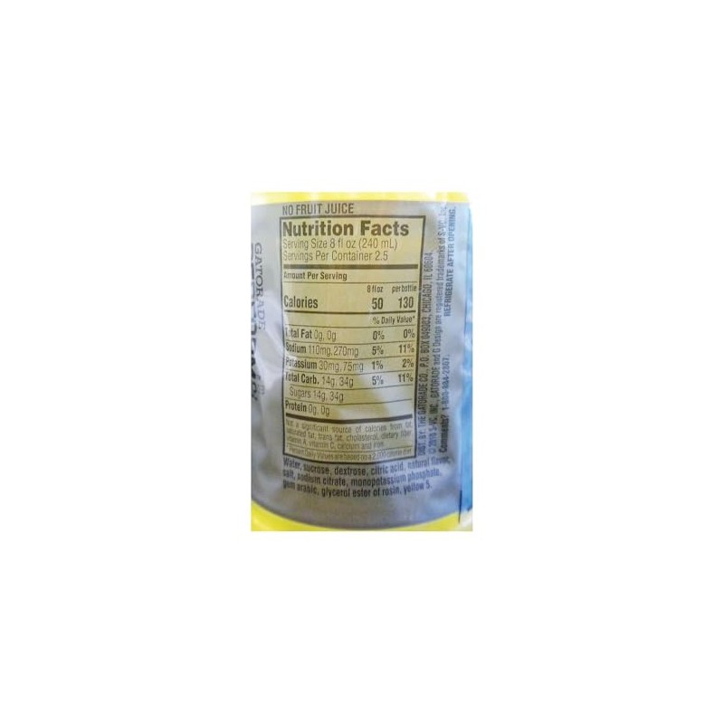 Gatorade 712667 Gatorade Thirst Quencher Lemon Lime Liquid Sports Drinks