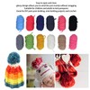 Pompom Maker 4 Different Sizes Easy Operation Plastic Pom Maker
