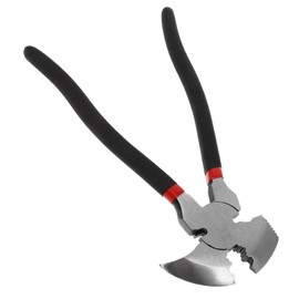 COHEALI Heavy Duty Fencing Plier Nail Puller Tool Wire Cutter with Bolt Cutter Function for Precision Cutting Fence Stretching for Fencing Projects Lock Cutting