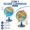 Topglobe TOPGLOBE Illuminated Globe 20cm - French Map - Modern