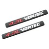 SSDD 2pcs 4.3L Vortec Emblems Hood 4.3 L Engine Badge