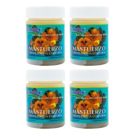 Pack 4 Pomadas De Mastuerzo Frasco De 40g C/u Mentol