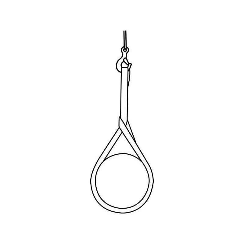 Lift-All 14IEEX2 Wire Rope Sling, 2' Length